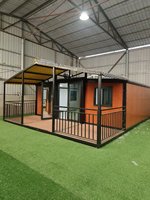 Maison conteneur modulaire portable de haute qualité en panneaux sandwich extensibles, design japonais, 20FT/40FT, maisonnette personnalisable pour