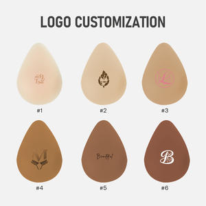 S/L nouvelle larme goutte forme soulèvement poitrine couvre adhésif réutilisable 6 couleurs <span class=keywords><strong>Push</strong></span> <span class=keywords><strong>up</strong></span> mamelon couvre pour les femmes robe sans bretelles - Product Image 4