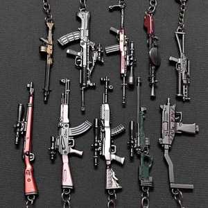 อุปกรณ์ต่อพ่วงรูปการ์ตูนรูปนกอินทรีทะเลทราย AK47สุดสร้างสรรค์พวงกุญแจโลหะผสมพร้อมจี้ขนาดเล็ก6ซม. - Product Image 6