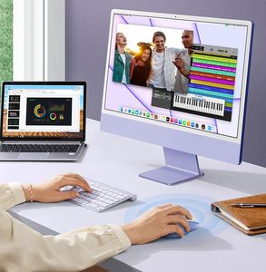 UGREEN 인체 공학적 무선 마우스 2.4G 사일런트 컴퓨터 마우스 USB 수신기 4000 DPI 무선 마우스 (BT5.0 및 3.0) 4 조정 가능 - Product Image 6