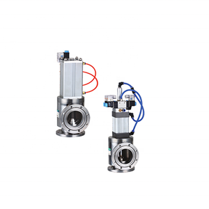 Vanne de décharge d'air, Vanne en acier inoxydable, Vanne à clapet solénoïde sous vide, Vanne de poort ou de déflecteur pour ultra-vide - Product Image 2