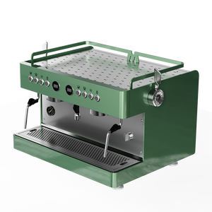 Machine à expresso professionnelle 2 groupes Estremo EST200-2, 9 bars, acier inoxydable, semi-automatique, pour café - Product Image 2