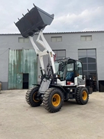 Caricatore Telescopico Elettrico Mini a 4 Ruote 100% a Batteria, Capacità 1000kg, Caricatore Frontale Articolato Telescopico in Vendita