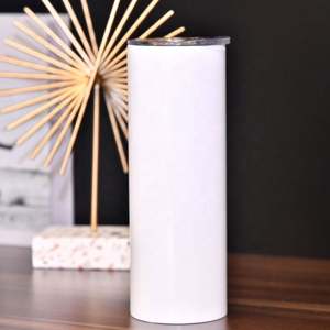 Bouteille isotherme en acier inoxydable à sublimation, modèle plat, 20 oz, avec couvercle, pour la vente en gros - Product Image 6