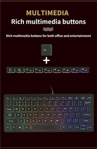 Clavier en plastique 78 touches 60% filaire RGB ultra-plat mini rétroéclairé <span class=keywords><strong>pas</strong></span> <span class=keywords><strong>cher</strong></span> - Product Image 4