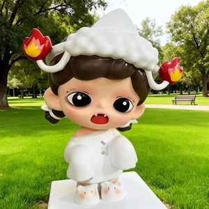 CS080 Urban Landmark Cartoon Figure Sculpture Durable UV Resistant Outdoor Bull <b>Mascot</b> Statue for Amusement Park Hotel Entrance - Product Image 4