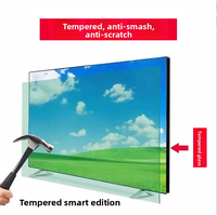 Téléviseur de conférence intelligent à écran complet de 100 pouces - Cadre ultra-fin, panneau LCD 4K ultra-clair pour les entreprises et les organisations