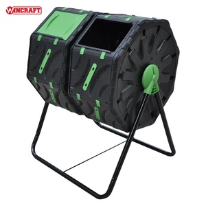 Gobelet rotatif 130L à double chambre pour <span class=keywords><strong>composteur</strong></span> de jardin extérieur - Product Image 1