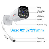 Caméra de surveillance extérieure PoE avec zoom optique 4x, détection faciale IA, vision nocturne couleur, zoom automatique, IP66 – Approvisionnement direct usine