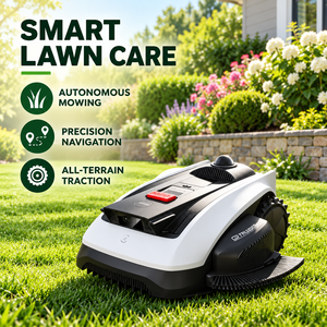 Tondeuse robot ECOVACS GOAT O1200 LiDAR PRO, tondeuse intégrée TruEdge et 360° °   Double LiDAR, sans fil - Product Image 1