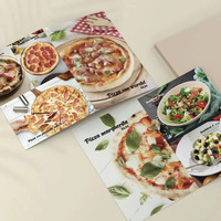 Menu de restaurant imprimé sur mesure en gros, couleur intégrale, pour pizzas, flyers, affiches pour pizzeria, bistro, café