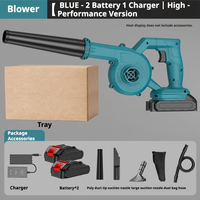 Souffleur de poussière industriel sans fil 21V à batterie lithium rechargeable 2026, mini ventilateur turbo, moteur sans balais, portable, ABS+PC