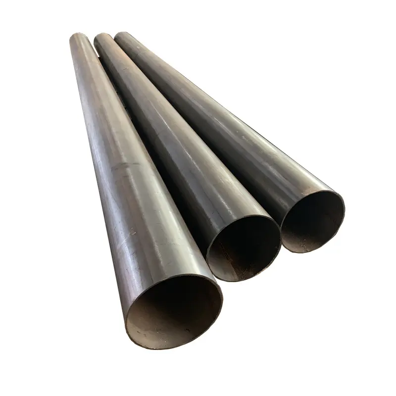 Круглая мягкая труба черного железа 60 мм Диаметр мягкой стальной трубы цена для строительных материалов