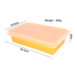Benhaida Thiết Kế Mới Súp Ice Cube Đông Lạnh Khuôn Cực Lớn 1 Cup Tủ Đông Khay Đựng Thức Ăn - Product Image 5