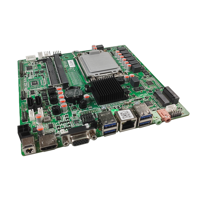 Custom OEM H610 Motherboard Mini ITX LGA1700 DDR4 PCI-E 3.0 Industrial Control Motherboard New OEM ODM