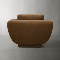 2025 Minyu Contemporain Velours Pivotant Salon Canapé Sectionnel Conception avec Éponge Remplissage Tissu Matériel pour Salon Meubles