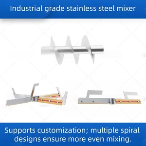 Mélangeur à pales horizontales à double arbre, <span class=keywords><strong>prix</strong></span> usine |   Machine à mélanger les aliments pour animaux pour les fermes avicoles, bovines, porcines et de volailles - Product Image 4