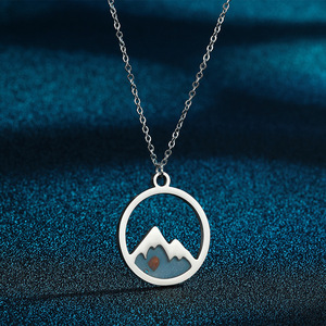 Collar <span class=keywords><strong>de</strong></span> Acero Inoxidable con Colgante <span class=keywords><strong>de</strong></span> Semilla <span class=keywords><strong>de</strong></span> Mostaza Chapado en <span class=keywords><strong>Oro</strong></span> Vintage, Joyería Religiosa con la Frase 'La Fe Puede Mover Montañas', Regalos Cristianos - Product Image 4