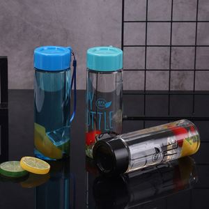 Bouteille d'eau en plastique portable pour le sport en plein air, tasse de voyage anti-fuite, cadeau promotionnel pour événements - Product Image 4