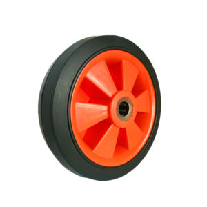 ट्रॉली मामले के लिए ठोस रबर व्हील 125 मिमी पहियों, सनबेड, समुद्र तट ट्रॉली, ठोस-रबर-पहियों के लिए-कंक्रीट मिक्सर - Product Image 3