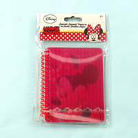 Cahier Mickey personnalisé, joli carnet de notes rouge de agenda personnalisé, écologique avec impression doublée