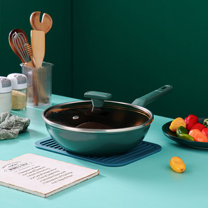 Shan Zu <b>Ceramic</b> Mini Frying <b>Pan</b> Graphene Nonstick Flat Bottom Induction Compatible - Product Image 2