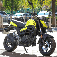 Nouvelle moto ST Baboon 125CC EFI à essence pour hommes, mini moto de rue, fabrication chinoise, ABS, vitesse maximale >80 km/h