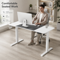 AOR Nouveau Bureau Électrique Silencieux à Hauteur Réglable Ergonomique, Double Usage Assis-Debout, pour Bureau et Étude, 3 Vitesses avec Mémoire, Vente en Gros Usine