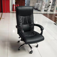 Chaise de bureau ergonomique de haute qualité, réglable en hauteur, confortable et pivotante, chaise de patron rotative.