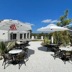 Mobilier d'extérieur Ensemble table et chaises en aluminium pour patio et jardin Bistro <span class=keywords><strong>Restaurant</strong></span> Terrasse Paris Café Table et chaises - Product Image 3