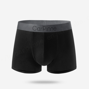 Venta al por mayor Calzoncillos bóxer para hombre respirables suaves sin mosca tronco de tiro medio personalizable marca de bambú ropa interior para hombre con logotipo personalizado - Product Image 4