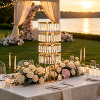 Lampe LED sans fil dorée en métal avec abat-jour à franges pour décoration de mariage, fête ou événement