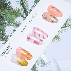 Pintura profesional Vinimay para uñas, 3 colores, delineador de Metal dorado, esmalte de Gel para pintura de uñas, esmalte de Gel de espejo metálico cromado brillante - Product Image 2