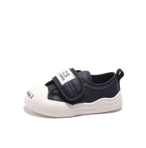 รองเท้าผ้าใบสีขาวสำหรับเด็กผู้ชาย พิมพ์ลายตัวอักษร แบบแปะตีนตุ๊กแก สำหรับเด็กอายุ 1-3 ปี รองเท้าลำลองสำหรับเด็ก - Product Image 6