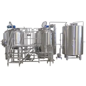 cheap craft beer brewing equipments turnkey SS304 Turnkey Project Large brewery equipment