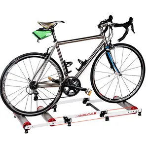 可调室内健身自行车抛物线滚轮自行车训练器室内山路训练平台涡轮训练器