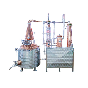 Équipement de distillerie industriel automatique personnalisé à vapeur avec alambic en cuivre pour la production de <span class=keywords><strong>gin</strong></span>, whisky, rhum, brandy et spiritueux - Product Image 6