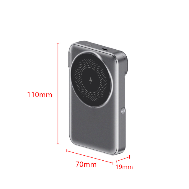 Magnetic 10000mAh Powerbank with Bracket Wireless Portable Charger PD 22.5W Input/Output USB-C Power Delivery Power Bank