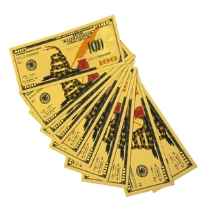2026 Amerika VS 'Don't Tread on Me' bankbiljet in 24K verguld goud voor cadeaus - Product Image 2