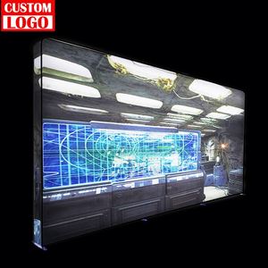 2026 Custom LED Printed Fabric Aluminum Back Wall Foldable Tool-Free Kit Indoor/Outdoor <b>Advertising</b> <b>Light</b> <b>Box</b> - Product Image 1