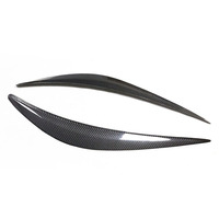 Couverture de phare à sourcils en Fiber de carbone, paire de phares frontale, garniture de bande à sourcils, adapté à INF Q50 Q50L