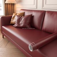 Cuir PVC auto-adhésif pour la réparation de canapé, pour la réparation de coussin de siège de véhicule électrique, vinyle avec autocollant 3M