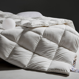 Có thể tùy chỉnh cao cấp 100% bông ngỗng xuống mùa đông ấm dày thoáng khí thân thiện với môi Trắng ngỗng xuống chăn Comforter - Product Image 3