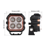 Projecteur LED CN360 de 3 pouces, 20W, 6000K, lampe de travail tout-terrain pour camion, SUV, voiture