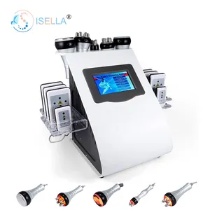 ISELLA 6-in-1 Fetthöhlen-Vakuum-RF-Laser-Schlankheits-Schönheits-Instrument