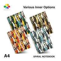 Carnet à spirales en papier kraft A4 avec logo personnalisé, couverture imprimée, agenda, bloc-notes écologique, carnet de notes, carnet bon marché