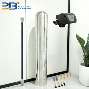 Recipiente de Presión para Filtro de Agua de Plástico Reforzado con Acero Inoxidable SS304 1054, Apertura de Rosca de 2.5 Pulgadas, Negro/Natural/Blanco/Amarillo - Product Image 1