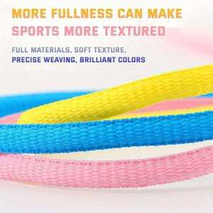 HenHenAi Printed Polyester Custom Flat Braided Wax Shoe Parts Top Sport Shoes High Strength Accessories High Quality <b>Shoelaces</b> - Product Image 3