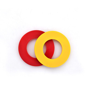 Rondelles plates en <span class=keywords><strong>plastique</strong></span> de haute qualité rouge/jaune/bleu, rondelles plates en nylon colorées, fabriquées en Chine - Product Image 3