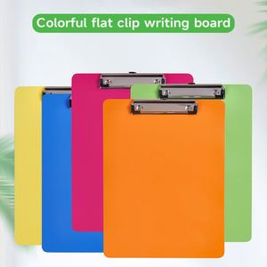Factory Price <b>A4</b> Business Meeting Record Folder School Office Writing Pad Board PP Material Clipboard With Metal Clip - Product Image 2